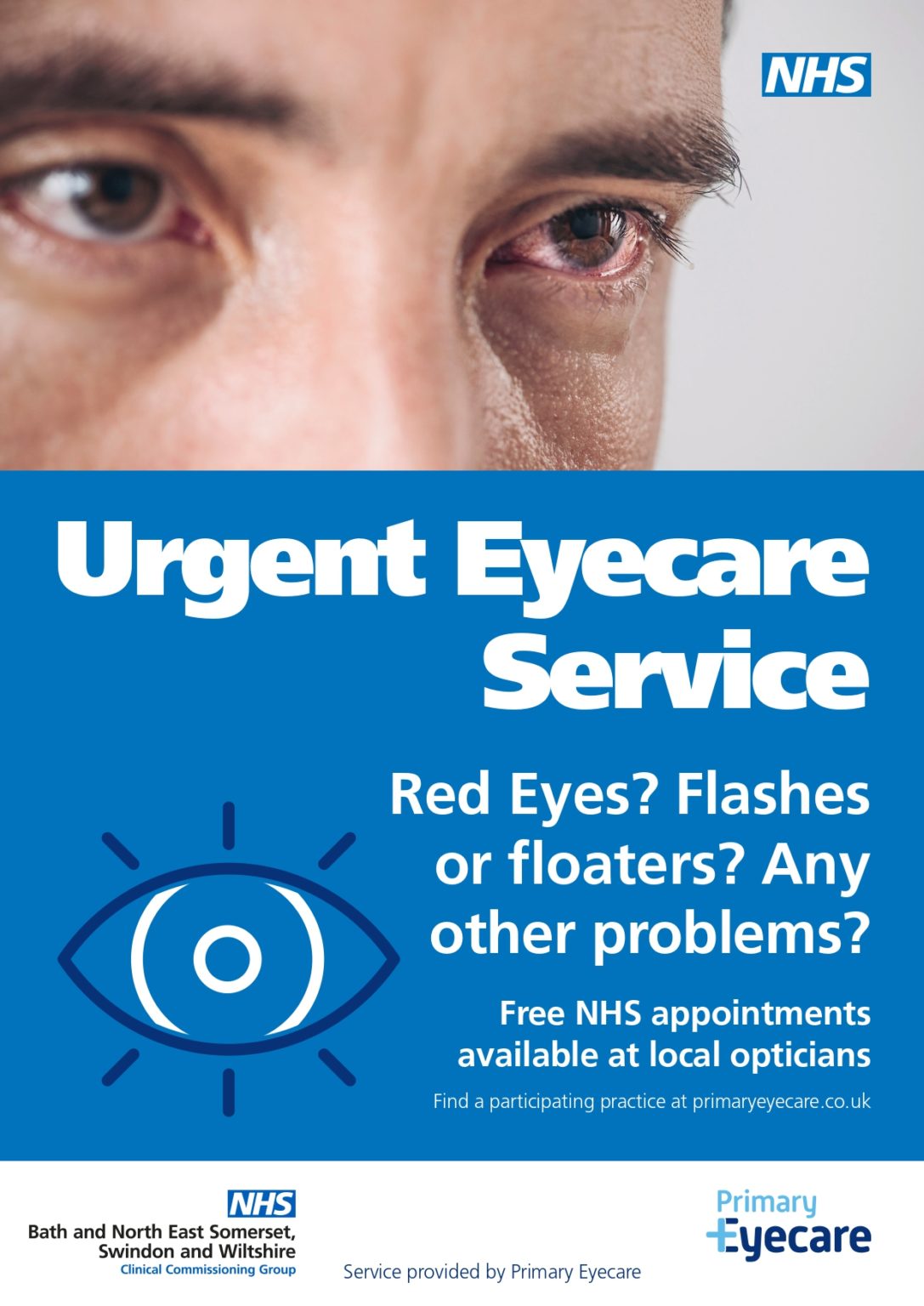 Urgent eye care Bath and North East Somerset, Swindon and Wiltshire ICB
